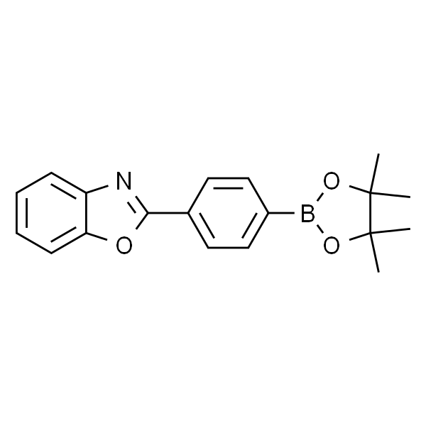 2-(4-(4,4,5,5-四甲基-1,3,2-二氧杂环戊硼烷-2-基)苯基)苯并[d]恶唑