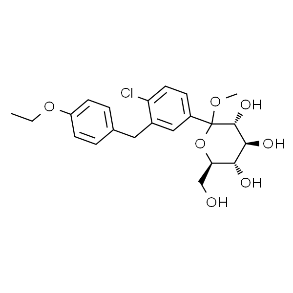 Methyl 1-C-[4-chloro-3-[(4-ethoxyphenyl)methyl]phenyl]-D-glucopyranoside