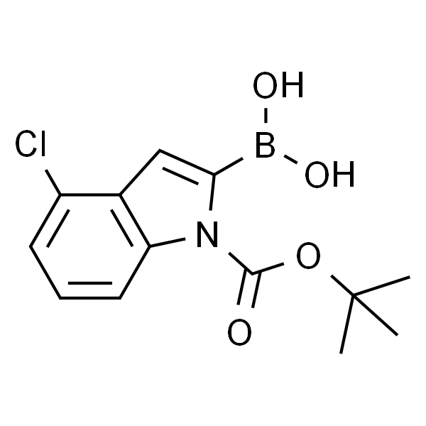 1-BOC-4-氯吲哚-2-硼酸