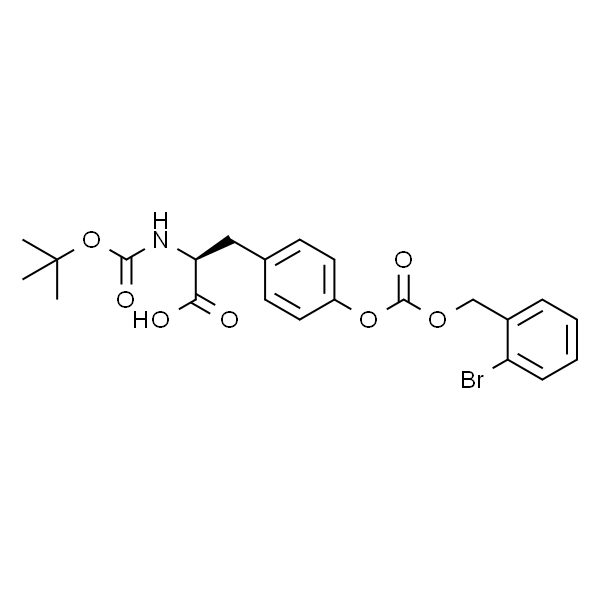 N-叔丁氧羰基-o-(2-溴苄氧羰基)-l-酪氨酸