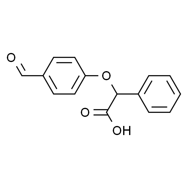 2-(4-Formylphenoxy)-2-phenylacetic acid