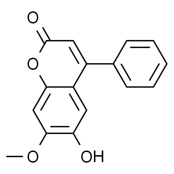 6-羟基-7-甲氧基-4-苯基香豆素;黄檀素