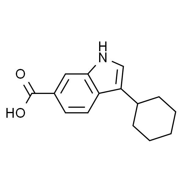 3-环己基-1H-吲哚-6-甲酸