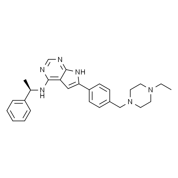 6-[4-[(4-乙基-1-哌嗪)甲基]苯基]-N-[(1R)-1-苯基乙基]-7H-吡咯并[2,3-d]嘧啶-4-胺