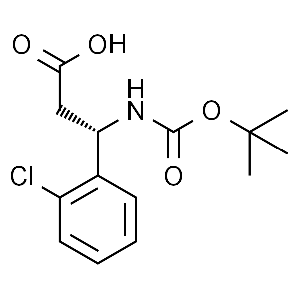 Boc-(S)-3-Amino-3-(2-chloro-phenyl)-propionic acid