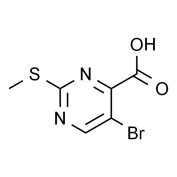 5-溴-2-(甲硫基)嘧啶-4-羧酸