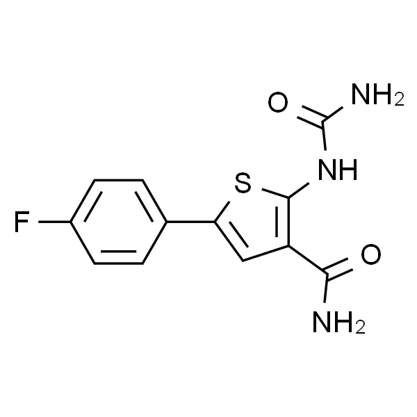 5-(4-氟苯基)-2-脲基噻吩-3-甲酰胺