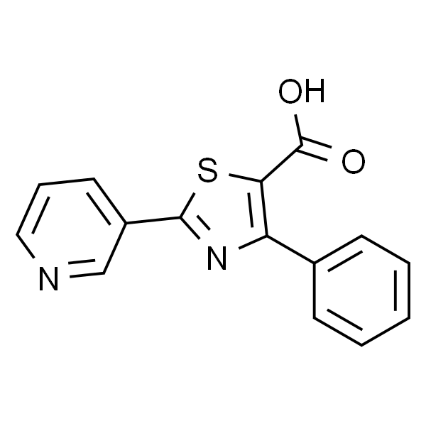 4-苯基-2-(3-吡啶基)噻唑-5-羧酸