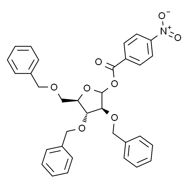 ((3S,4R,5R)-3,4-双(苄氧基)-5-((苄氧基)甲基)四氢呋喃-2-基)-4-硝基苯甲酸酯