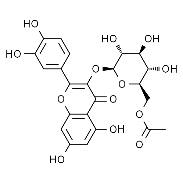 栎精-3-O-Β-D-吡喃葡萄糖基-6''-乙酸盐