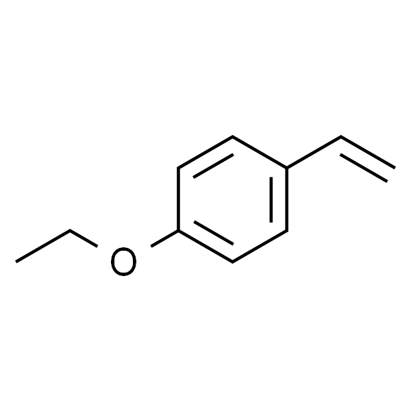 4-乙氧基苯乙烯,  0.1% 对叔丁基邻苯二酚作稳定剂