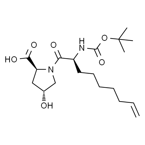 L-Proline, 1-[(2S)-2-[[(1,1-dimethylethoxy)carbonyl]amino]-1-oxo-8-nonen-1-yl]-4-hydroxy-, (4R)-