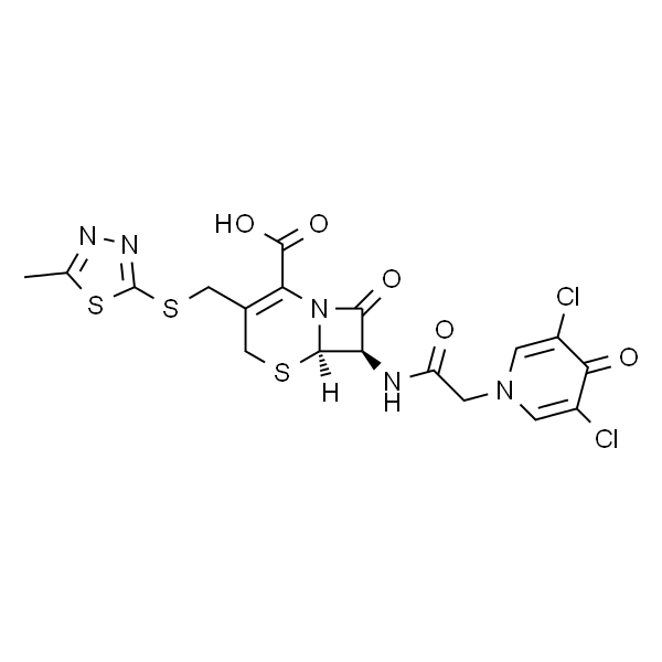 (6R,7R)-7-(2-(3,5-二氯-4-氧代吡啶-1(4H)-基)乙酰氨基)-3-(((5-甲基-1,3,4-噻二唑-2-基)硫基)甲基)-8-氧代-5-硫杂-1-氮杂双环[4.2.0]辛-2-烯-2-羧酸