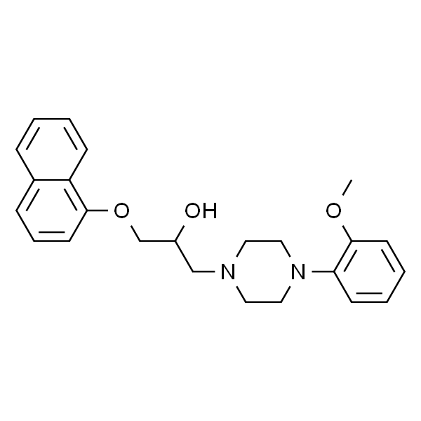1-(4-(2-甲氧基苯基)哌嗪-1-基)-3-(萘-1-基氧基)丙-2-醇