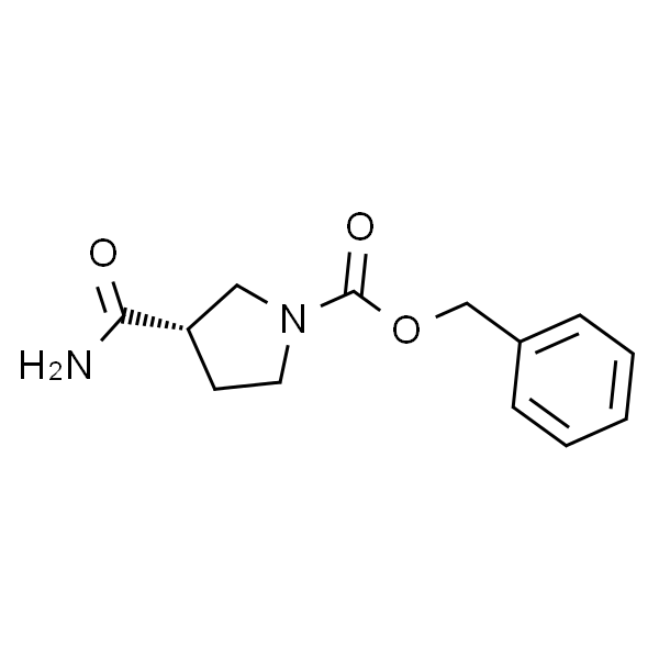 (S)-1-Cbz-3-吡咯烷甲酰胺