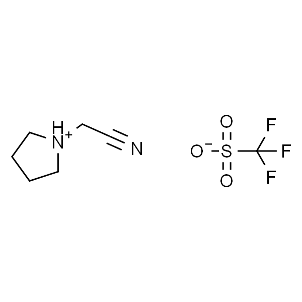 1-(氰基甲基)吡咯烷-1-三氟甲磺酸盐