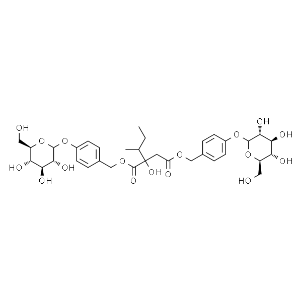1,4-二[4-(葡萄糖氧)苄基]-2-异丁基苹果酸酯