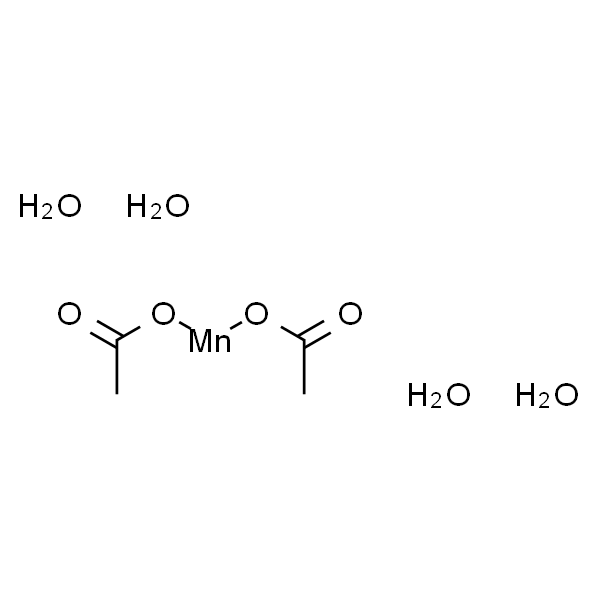 四水乙酸锰(II), Mn 22% (通常)