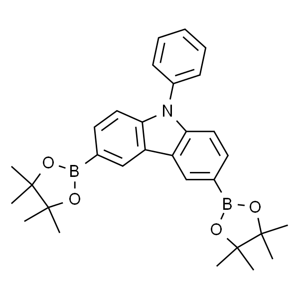 9-苯基-3,6-双(4,4,5,5-四甲基-1,3,2-二氧硼杂环戊烷-2-基)-9H-咔唑