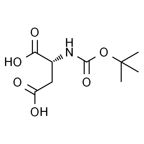 N-叔丁氧羰基-D-天冬氨酸