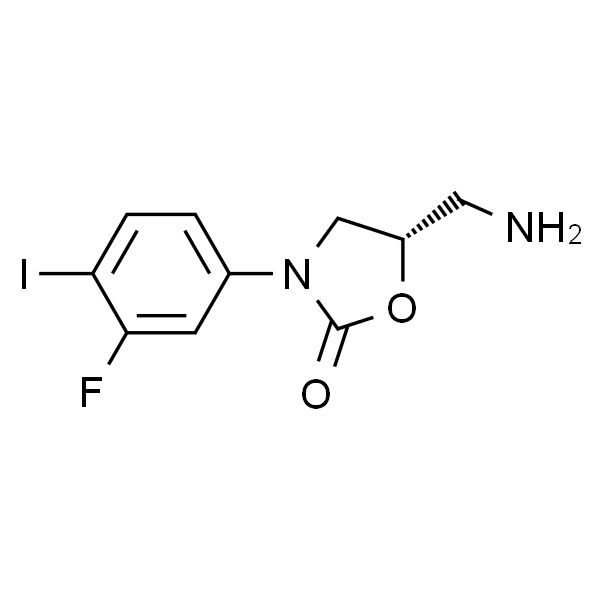 (S)-5-(aminomethyl)-3-(3-fluoro-4-iodophenyl)oxazolidin-2-one