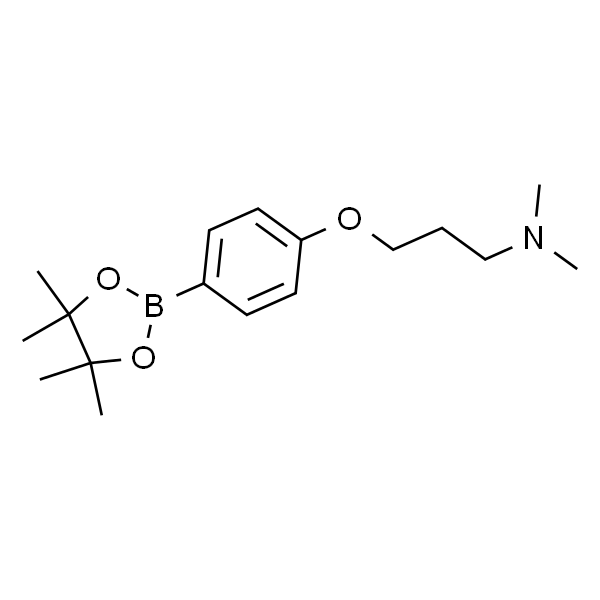 N,N-二甲基-3-(4-(4,4,5,5-四甲基-1,3,2-二氧硼杂环戊烷-2-基)苯氧基)丙-1-胺