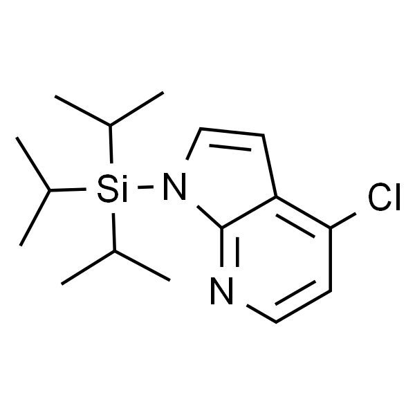 4-氯-1-[三(甲基乙基)硅酯]-1H-吡咯并[2,3-b]吡啶