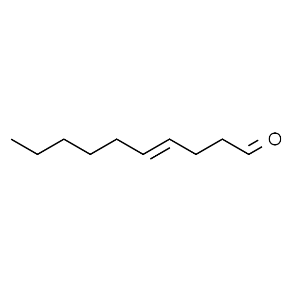 反式-4-癸烯醛(大约 7%的含量为 顺式-异构体)