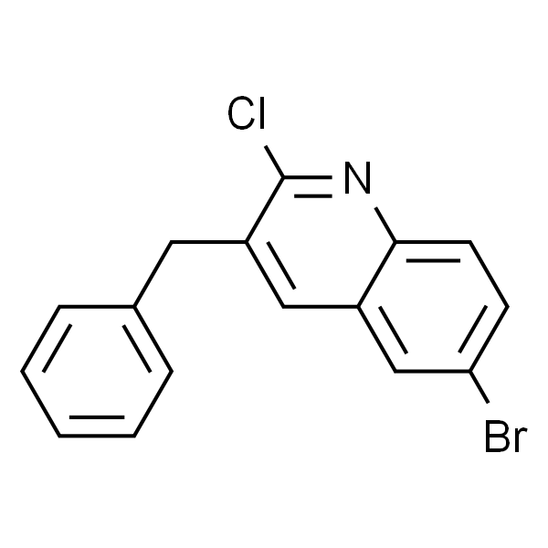 3-苄基-6-溴-2-氯喹啉