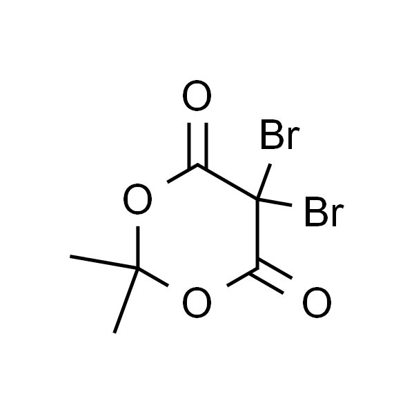 5,5-二溴梅尔德伦酸 (=5,5-二溴-2,2-二甲基-4,6-二氧-1,3-二氧六环)