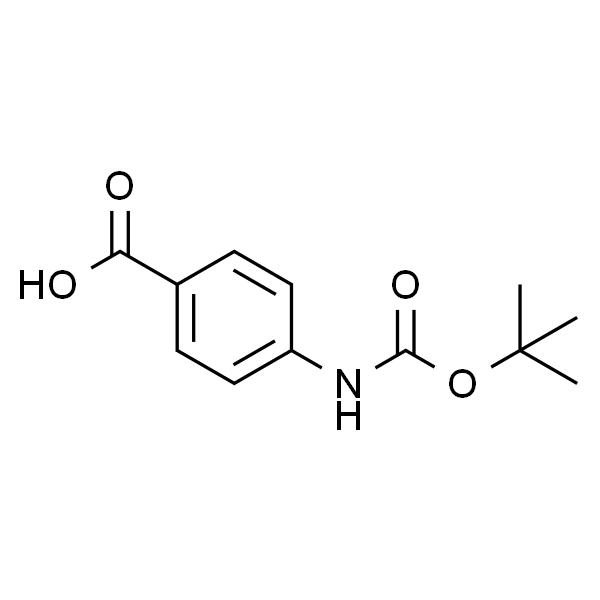 4-(N-叔丁氧羰基氨基)苯甲酸