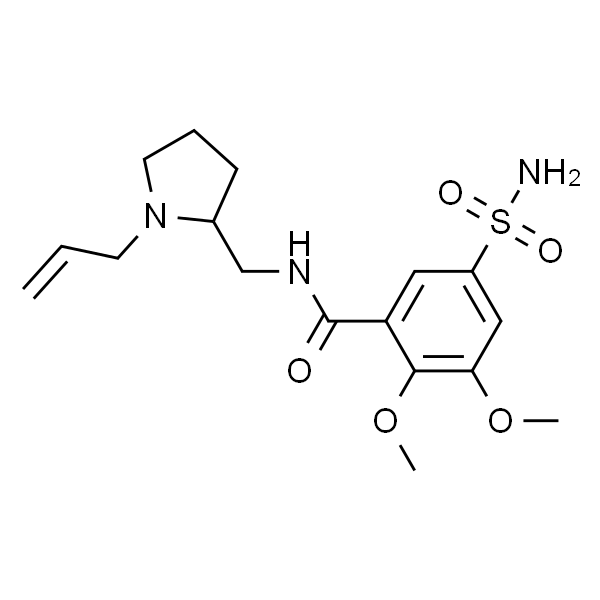 N-((1-烯丙基吡咯烷-2-基)甲基)-2,3-二甲氧基-5-氨基磺酰基苯甲酰胺