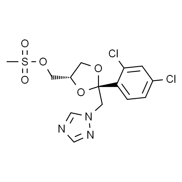 cis-甲磺酸-[2-(2,4-二氯苯基)-2-(1H-1,2,4-三唑-1-基甲基)-1,3-二氧戊环-4-基]酯