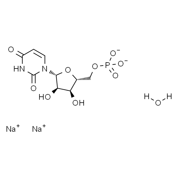 ((2R,3S,4R,5R)-5-(2,4-二氧代-3,4-二氢嘧啶-1(2H)-基)-3,4-二羟基四氢呋喃-2-基)甲基磷酸二钠盐x水合物