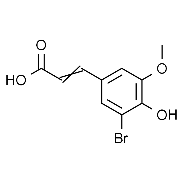 3-(3-溴-4-羟基-5-甲氧基苯基)丙烯酸