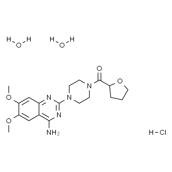 (4-(4-氨基-6,7-二甲氧基喹唑啉-2-基)哌嗪-1-基)(四氢呋喃-2-基)甲酮盐酸盐二水合物