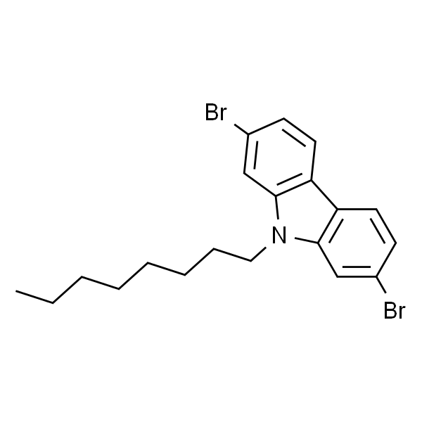 2,7-二溴-9-辛基-9H-咔唑