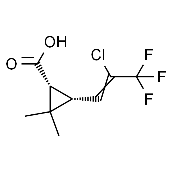 rel-(1R,3R)-3-(2-氯-3,3,3-三氟丙-1-烯-1-基)-2,2-二甲基环丙烷-1-羧酸