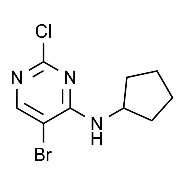 2-氯-5-溴-N-环戊基-4-嘧啶胺