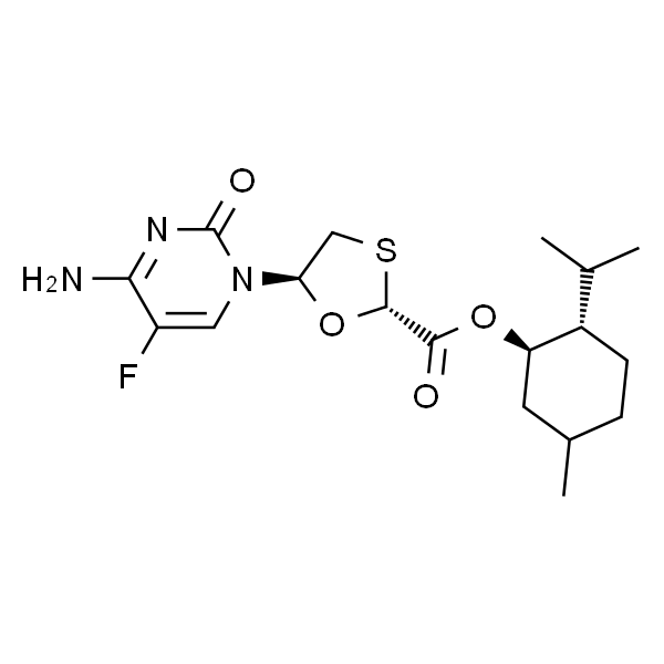 (2R,5S)-(1R,2S,5R)-5-(4-氨基-5-氟-2-氧代-1(2H)-嘧啶基)-1,3-噻烷-2-羧酸(1R,2S,5R)-5-甲基-2-(1-甲基乙基)环己酯