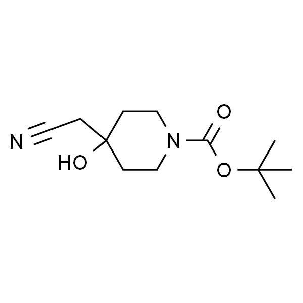 N-boc-4-羟基-4-腈甲基-哌啶