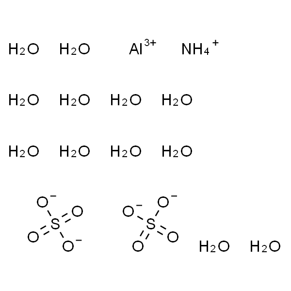 硫酸铝铵,十二水合物