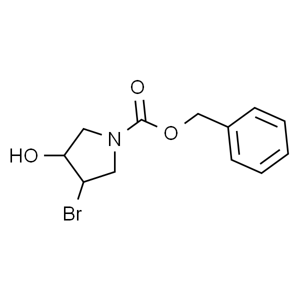 3-溴-4-羟基吡咯烷-1-羧酸苄酯