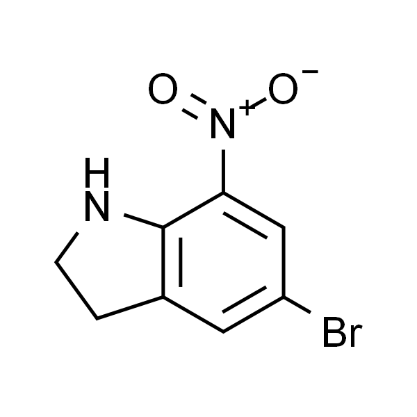 5-溴-7-硝基吲哚啉