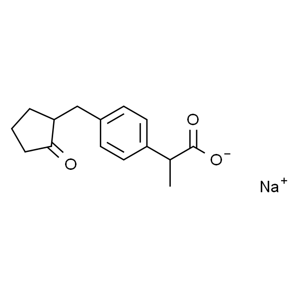 2-(4-((2-氧代环戊基)甲基)苯基)丙酸钠