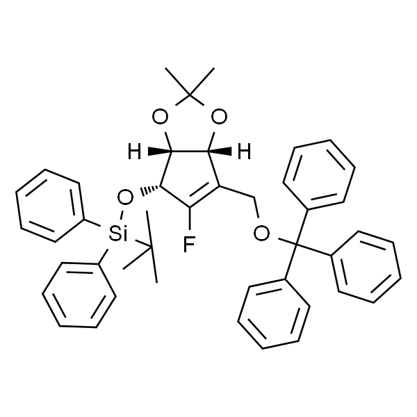 (((3aR,4R,6aR)-5-氟-2,2-二甲基-6-((甲苯磺酰氧基)甲基)-4,6a-二氢-3aH-环戊二烯并[d][1,3]二氧杂环戊烯-4-基)氧基)二苯基硅烷