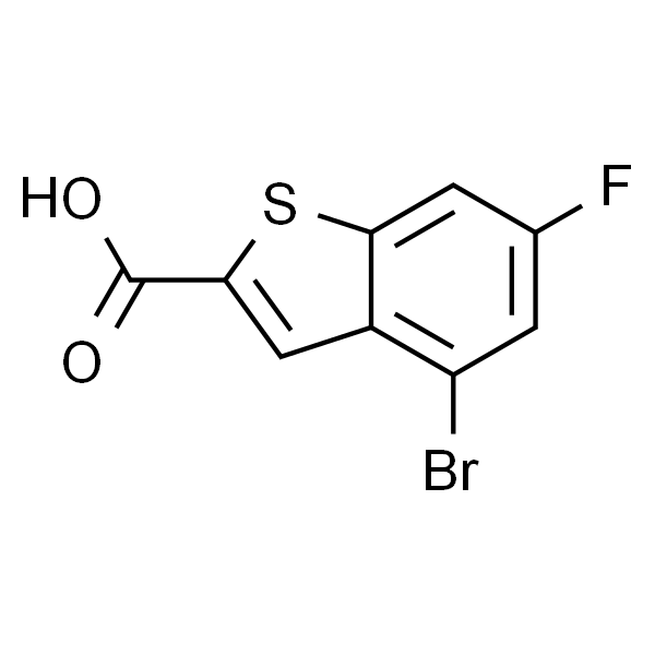 4-broMo-6-fluorobenzo[b]thiophene-2-carboxylic acid