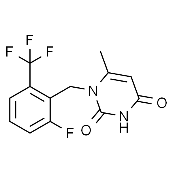 1-(2-氟-6-(三氟甲基)苄基)-6-甲基嘧啶-2,4(1H,3H)-二酮