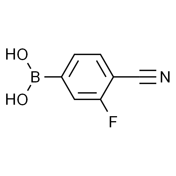 4-氰基-3-氟苯基硼酸 (含不同量的酸酐)