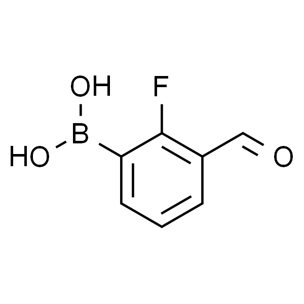 2-氟-3-甲酰基苯硼酸 (含不同量的酸酐)